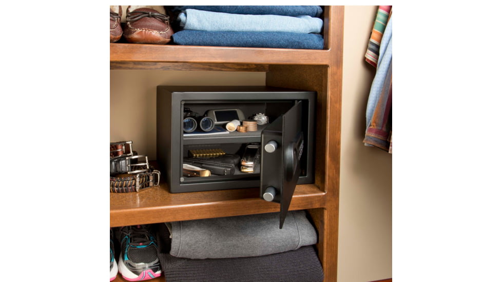 Stack-On Personal Safe with Electronic Lock, 14x10x10in, Black, Small, PS-1814-E