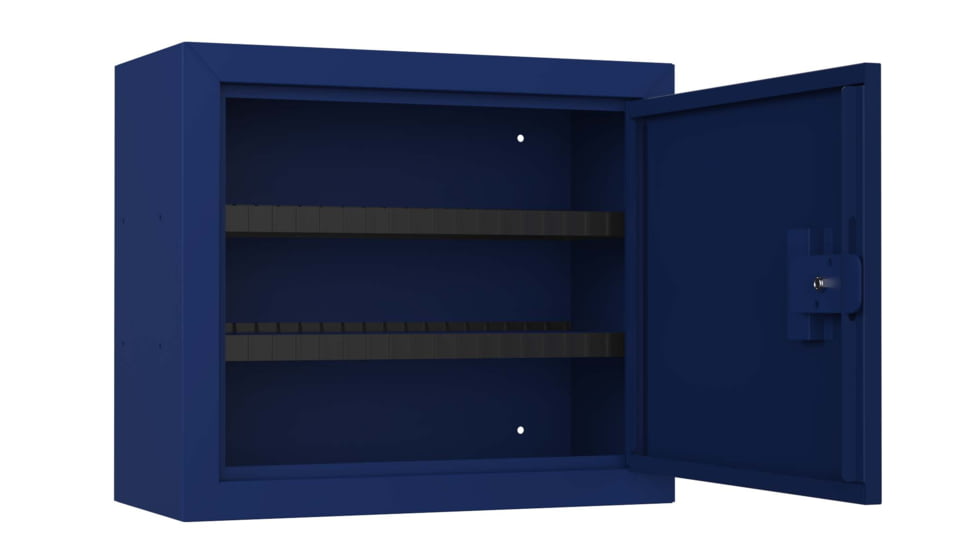 Stack-On Pistol, Ammo Cabinet, Blue, Large, GCBL-900