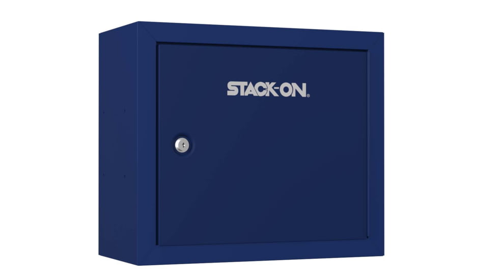 Stack-On Pistol, Ammo Cabinet, Blue, Large, GCBL-900