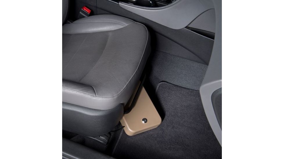 Stack-On Portable Security Case with Key Lock , 9.5x6.5x1.75in, Sand, PC-95K-S