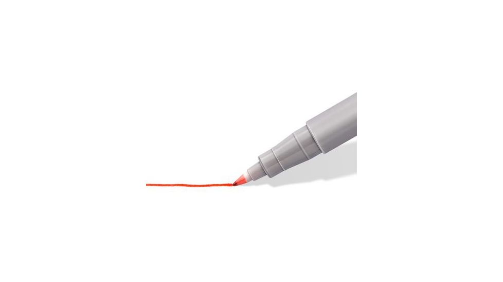 Staedtler Lumocolor Non-Permanent F Width Pen Pack - 4 Colors w/ Stand-Up Box - Red, Blue, Green, Black ST 316 WP4