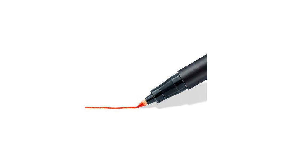 Staedtler Lumocolor Permanent F Width Pen Pack - 4 Colors w/ Stand-Up Box - Red, Blue, Green, Black ST 318 WP4