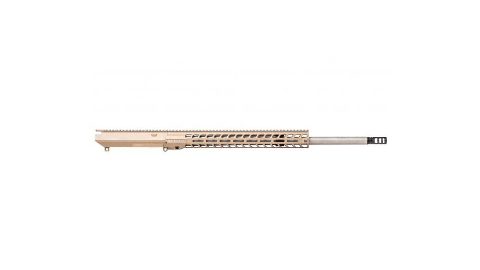 Stag Arms 10 Long Range Left Hand Upper Receiver, 6.5mm Creedmoor, 24in, Heavy, Rifle-Length, 1/8, 5/8x24, 16.5in M-Lok Handguard, VG6 Gamma, Cerekote, FDE, STAG10111311