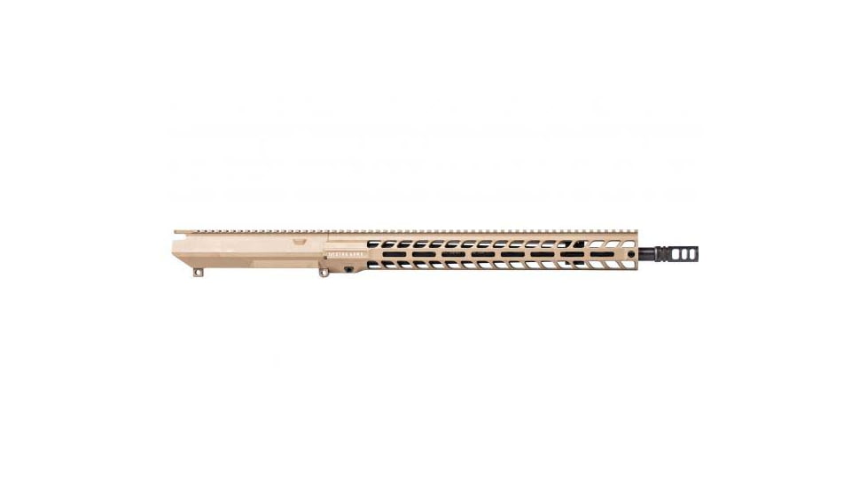 Stag Arms 10 Marksman Left Hand Upper Receiver, .308 Caliber, 18in, Heavy, Rifle-Length, 1/10, 5/8x24, 16.5in SL M-Lok Handguard, VG6 Gamma, Cerekote, FDE, STAG10110242