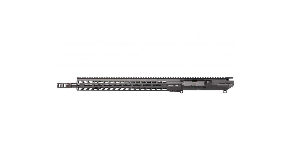 Stag Arms 10 Marksman Left Hand Upper Receiver, .308 Caliber, 18in, Heavy, Rifle-Length, 1/10, 5/8x24, 16.5in SL M-Lok Handguard, VG6 Gamma, Type 3 Hard Coat Anodize, Black, STAG10110142