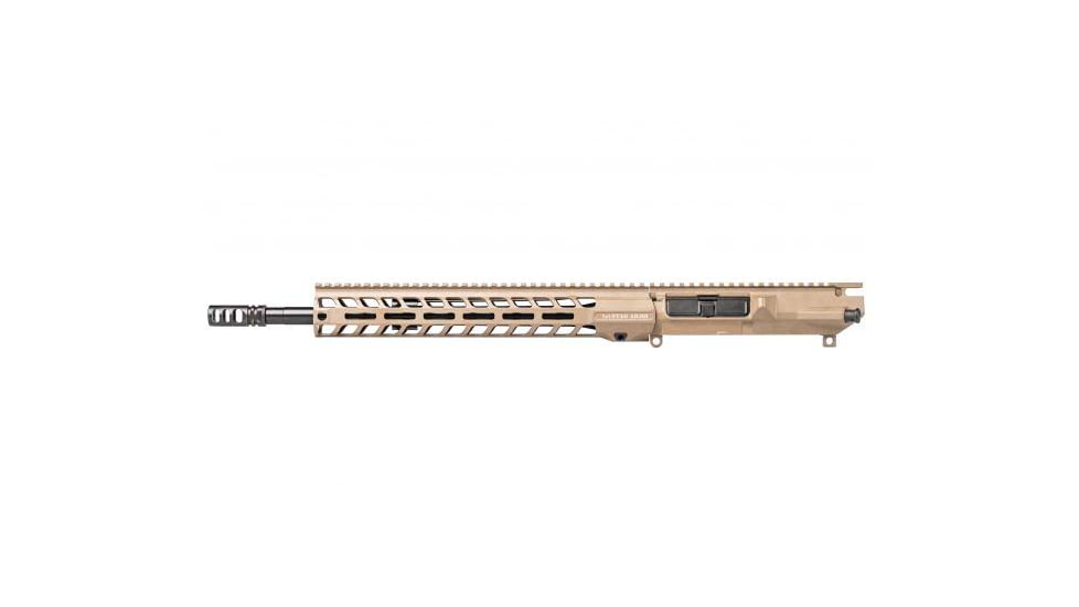Stag Arms 10 Tactical Left Hand Upper Receiver, .308 Caliber, 16in, Tac/Gov, Mid-Length, 1/10, 5/8x24, 13.5in SL M-Lok Handguard, VG6 Gamma, Cerekote, FDE, STAG10111242