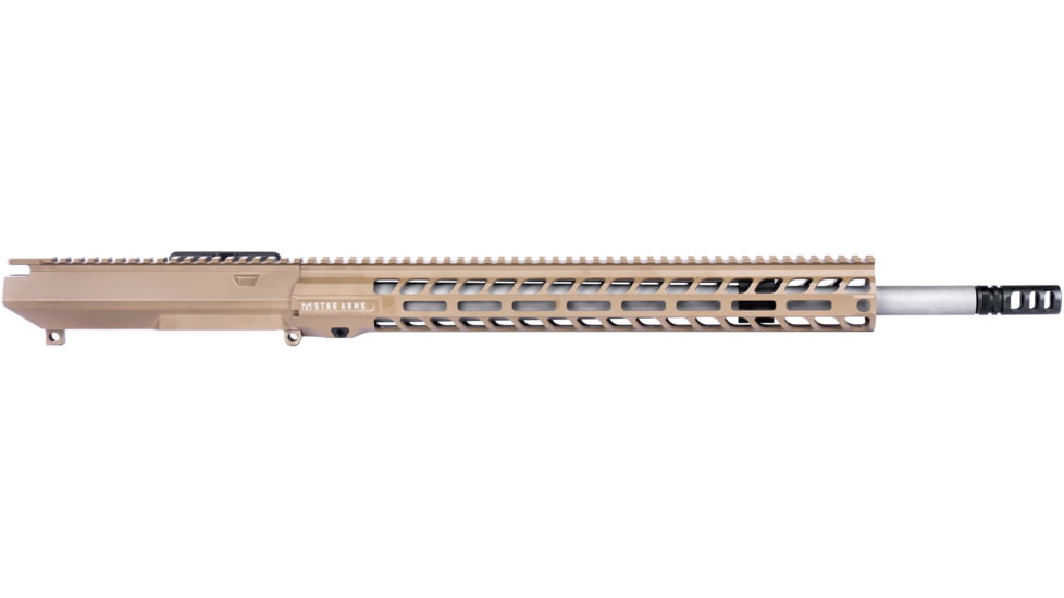Stag Arms 10 Tactical Left Hand Upper Receiver, 6.5mm Creedmoor, 20in, Heavy, Rifle-Length, 1/8, 5/8x24, 16.5in SL M-Lok Handguard, VG6 Gamma, Cerekote, FDE, STAG10111611