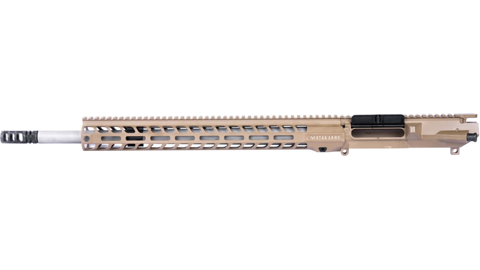 Stag Arms 10 Tactical Left Hand Upper Receiver, 6.5mm Creedmoor, 20in, Heavy, Rifle-Length, 1/8, 5/8x24, 16.5in SL M-Lok Handguard, VG6 Gamma, Cerekote, FDE, STAG10111611