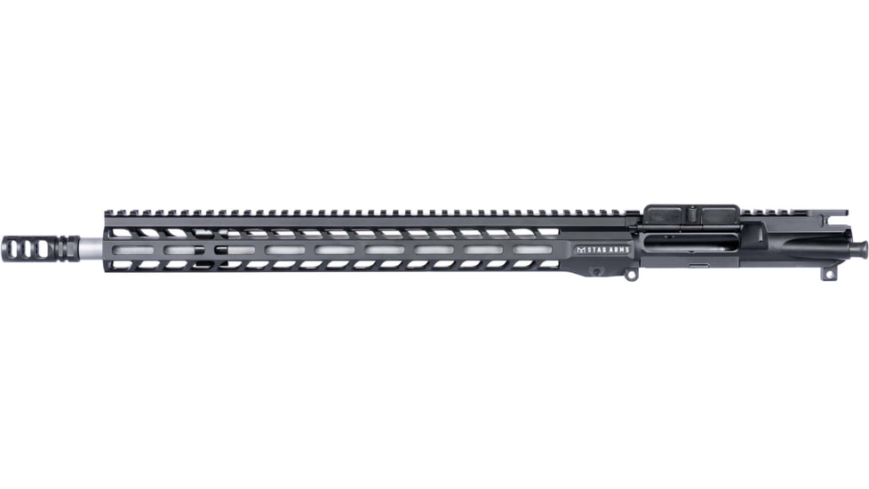 Stag Arms AR-15 Covenant Left Hand Upper Receiver, 6mm, 18in Barrel, BULL Profile, 1-7 Twist, 5/8-24 Thread, VG6 Gamma, Black, STAG15112301