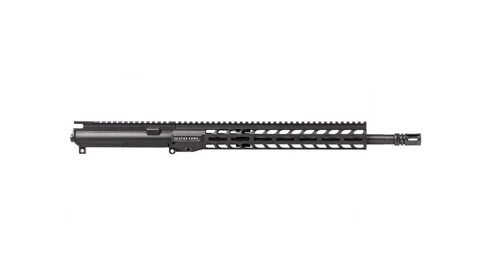 Stag Arms 15 Left Hand Upper Receiver, .300 AAC Blackout, 16in, Government, Mid-Length, 1/7, 5/8x24, 13.5in M-Lok Handguard, A2 Birdcage Flash Hider, Type 3 Hard Coat Anodize, Black, STAG15112011