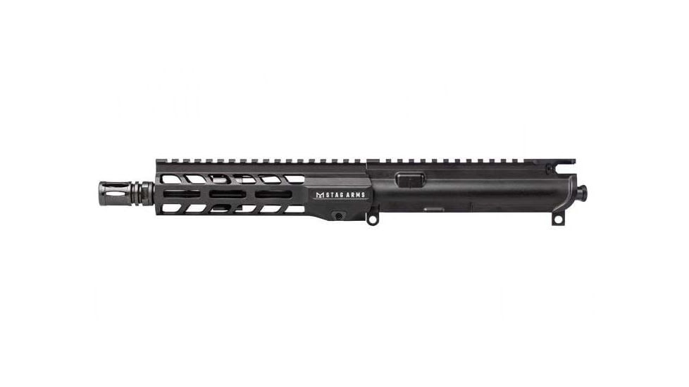 Stag Arms 15 Right Hand Upper Receiver, .300 AAC Blackout, 8in, Government, Pistol, 1/7, 5/8x24, 7in M-Lok Handguard, A2 Birdcage Flash Hider, Type 3 Hard Coat Anodize, Black, STAG15102111