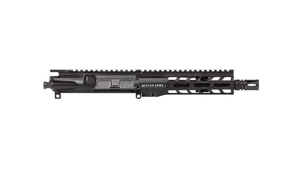 Stag Arms 15 Right Hand Upper Receiver, .300 AAC Blackout, 8in, Government, Pistol, 1/7, 5/8x24, 7in M-Lok Handguard, A2 Birdcage Flash Hider, Type 3 Hard Coat Anodize, Black, STAG15102111