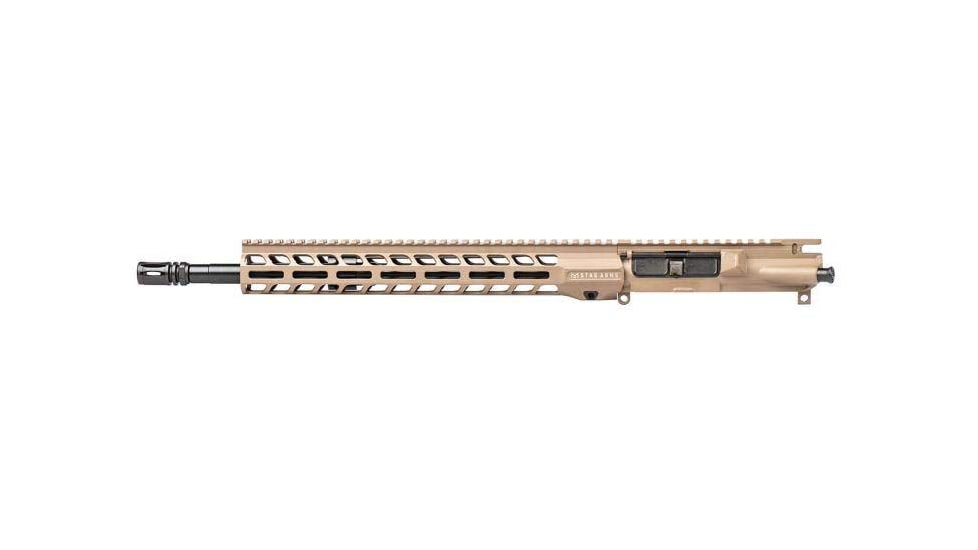 Stag Arms 15 Tactical Left Hand, 5.56 NATO, 16in, Government, Mid-Length, 1/7, 1/2x28, 13.5in M-Lok Hanguard, A2 Birdcage Flash Hider, Cerekote, FDE, STAG15110222