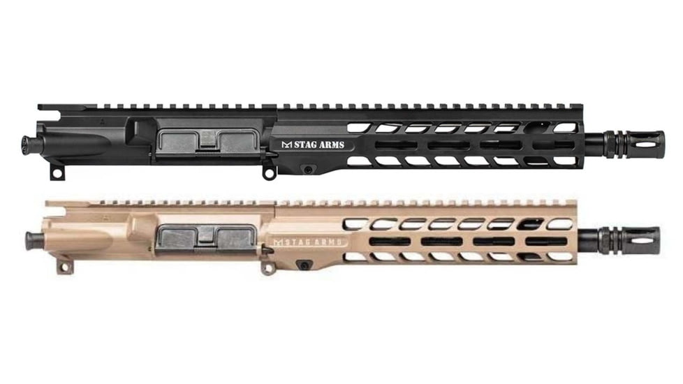 Stag Arms 15 Tactical Right Hand 10.5in 5.56 NATO Upper Receiver, Black, FDE