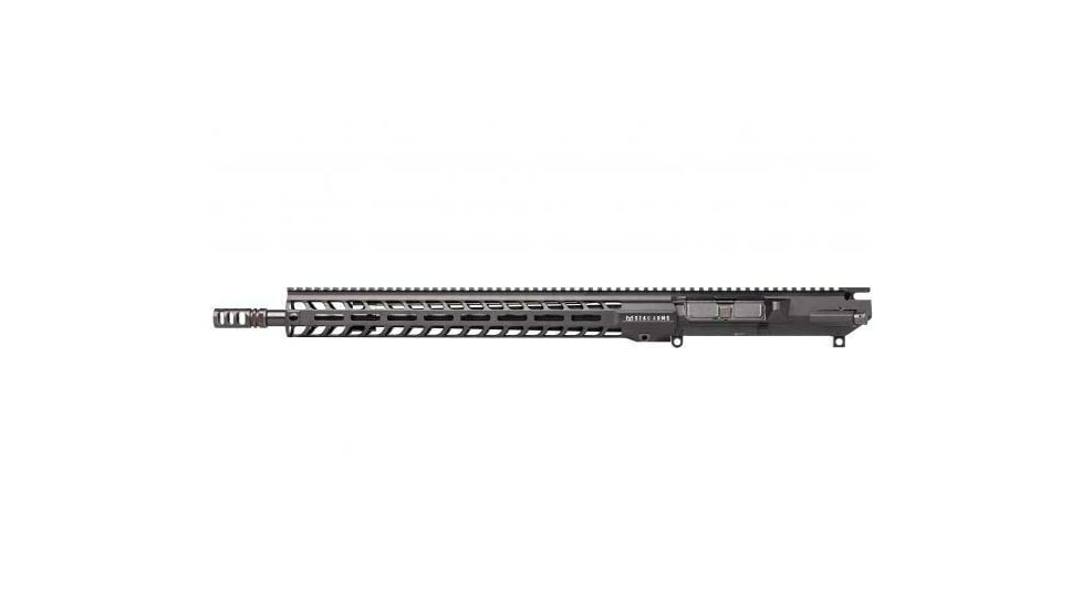Stag Arms AR-10 Marksman Left Hand Upper Receiver, 308 Win, 18in Barrel, NJ Compliant, HBAR-CMV Profile, 1-10 Twist, 5/8X24 Thread, VG6 Gamma, Black, STAG10110144