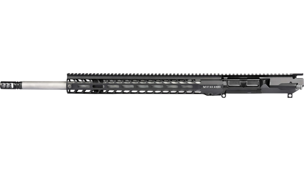 Stag Arms AR-10 Marksman Left Hand Upper Receiver, 6.5 Creedmore, 22in Barrel, NJ Compliant, BULL Profile, 1-10 Twist, 5/8X24 Thread, VG6 Gamma, Black, STAG10110513