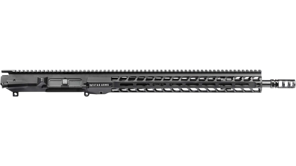 Stag Arms AR-10 Marksman Right Hand Upper Receiver, 308 Win, 18in Barrel, NJ Compliant, HBAR-CMV Profile, 1-10 Twist, 5/8X24 Thread, VG6 Gamma, Black, STAG10100144