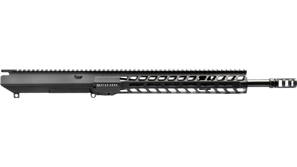 Stag Arms AR-10 Pursuit Left Hand Upper Receiver, 308 Winchester, 16in Barrel, Hanson Profile, 1-10 Twist, 5/8X24 Thread, VG6 Gamma, Black, STAG10112502