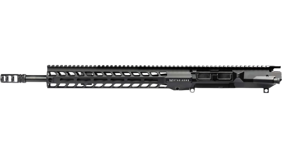 Stag Arms AR-10 Pursuit Left Hand Upper Receiver, 308 Winchester, 16in Barrel, Hanson Profile, 1-10 Twist, 5/8X24 Thread, VG6 Gamma, Black, STAG10112502