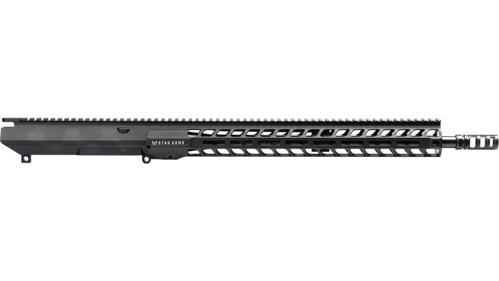 Stag Arms AR-10 Pursuit Left Hand Upper Receiver, 6.5mm Creedmoor, 18in Barrel, Hanson Profile, 1-10 Twist, 5/8X24 Thread, VG6 Gamma, Black, STAG10112512