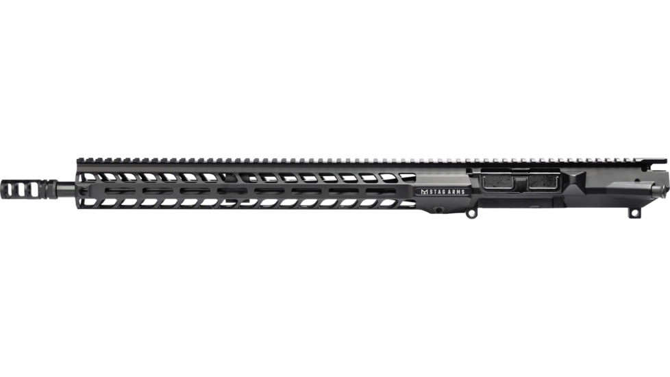 Stag Arms AR-10 Pursuit Left Hand Upper Receiver, 6.5mm Creedmoor, 18in Barrel, Hanson Profile, 1-10 Twist, 5/8X24 Thread, VG6 Gamma, Black, STAG10112512