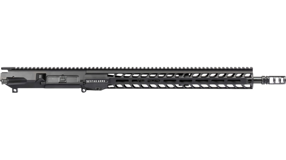 Stag Arms AR-10 Pursuit Right Hand Upper Receiver, 6.5mm Creedmoor, 18in Barrel, Hanson Profile, 1-10 Twist, 5/8X24 Thread, VG6 Gamma, Black, STAG10102512