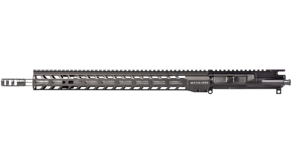 Stag Arms AR-15 3-Gun Elite Left HandUpper Receiver, 5.56 NATO, 18in Barrel, NJ Compliant, Heavy-Fluted Profile, 1-8 Twist, VG6 Gamma, Black, STAG15110613