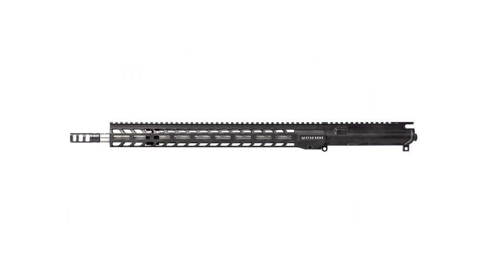 Stag Arms AR-15 3-Gun Elite Right HandUpper Receiver, 5.56 NATO, 18in Barrel, Heavy-Fluted Profile, 1-8 Twist, VG6 Gamma, Black, STAG15100611