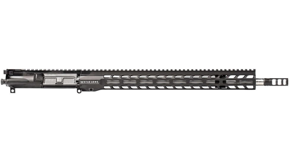 Stag Arms AR-15 3-Gun Elite Right HandUpper Receiver, 5.56 NATO, 18in Barrel, NJ Compliant, Heavy-Fluted Profile, 1-8 Twist, VG6 Gamma, Black, STAG15100613