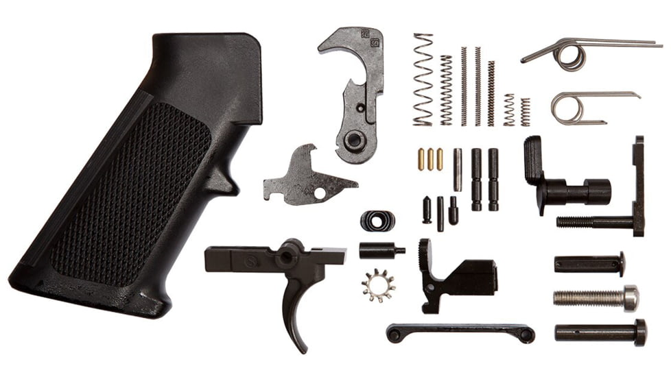 Stag Arms AR-15 Lower Receiver Parts Kit w/ Selector, Left-Handed Selector, STAG310531
