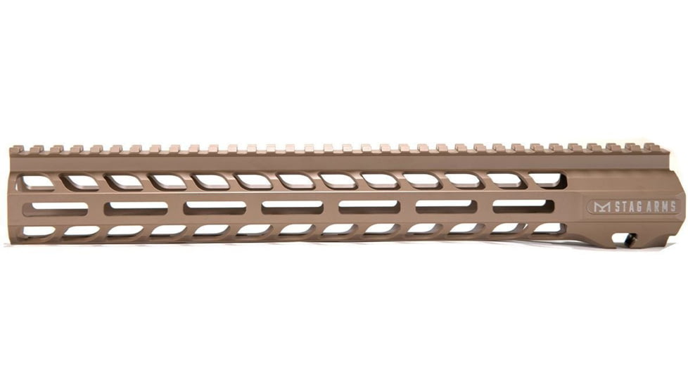 Stag Arms Gen 2 Stag 15 Slimline M-Lok Hand Guard, 13.5in, Cerakote, FDE, STAG300919