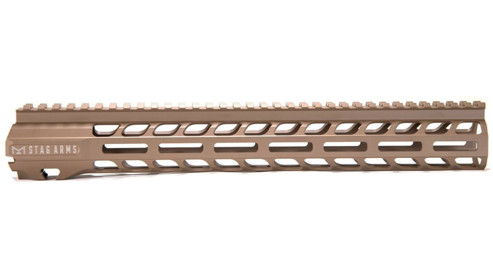 Stag Arms Gen 2 Stag 15 Slimline M-Lok Hand Guard, 13.5in, Cerakote, FDE, STAG300919