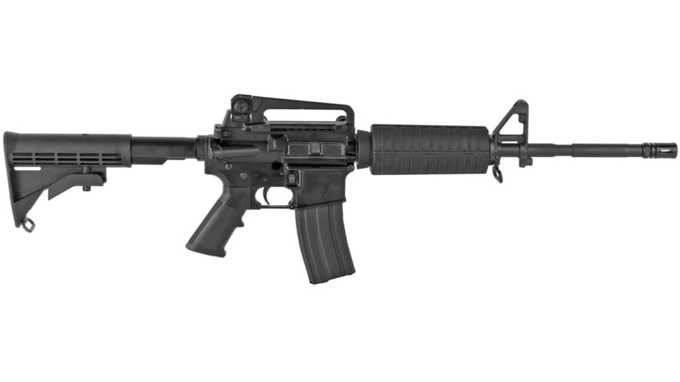 Stag Arms 15 M4 Semi-Auto Rifle, 223 Rem/5.56 NATO, 16in Phosphate Barrel, 1-7, Synthetic Black Stock, Black, 30RD, STAG15001111-FRRMPG