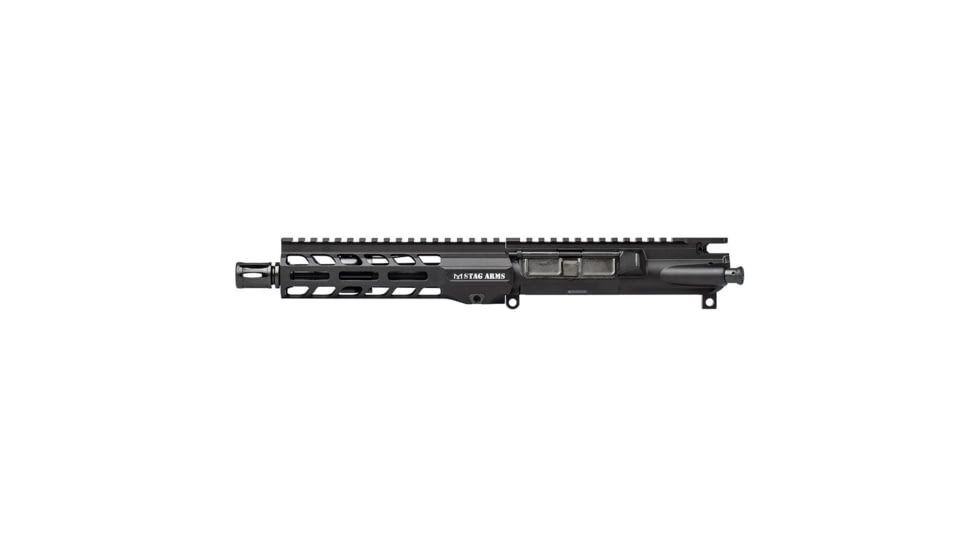 Stag Arms Stag 15L Tactical Pistol 7.5in Nitride Complete Upper Receiver - Flash Hider, 5.56 NATO, Pistol-Length, 7in M-LOK, 1-7, Rifled, Left, Black, STAG15110512