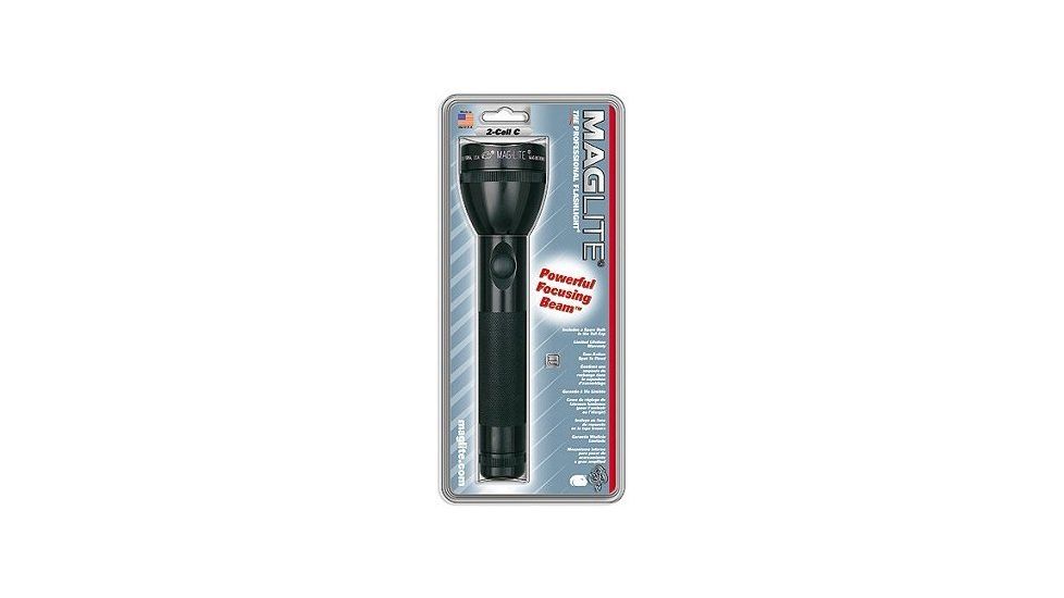 Mag S2C016 Standard Maglite 2C Black Flashlight - Blister Pack