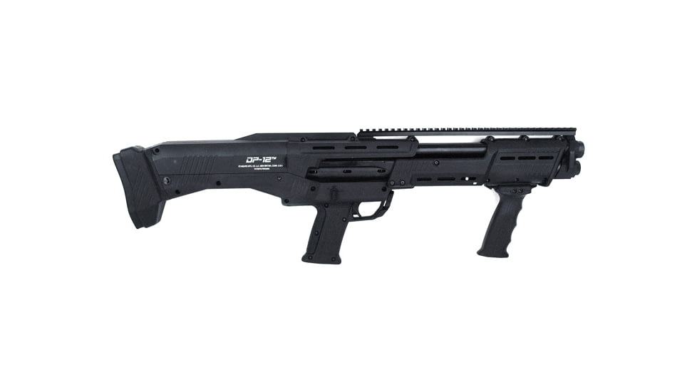 Standard Manufacturing Dp-12 Double Barrel Gen II 3in Tactical Pump Shotgun, 12 Gauge, 18.8in BBL, Synthetic Black Stock, 16RD Capacity, Black, GUN-DP12