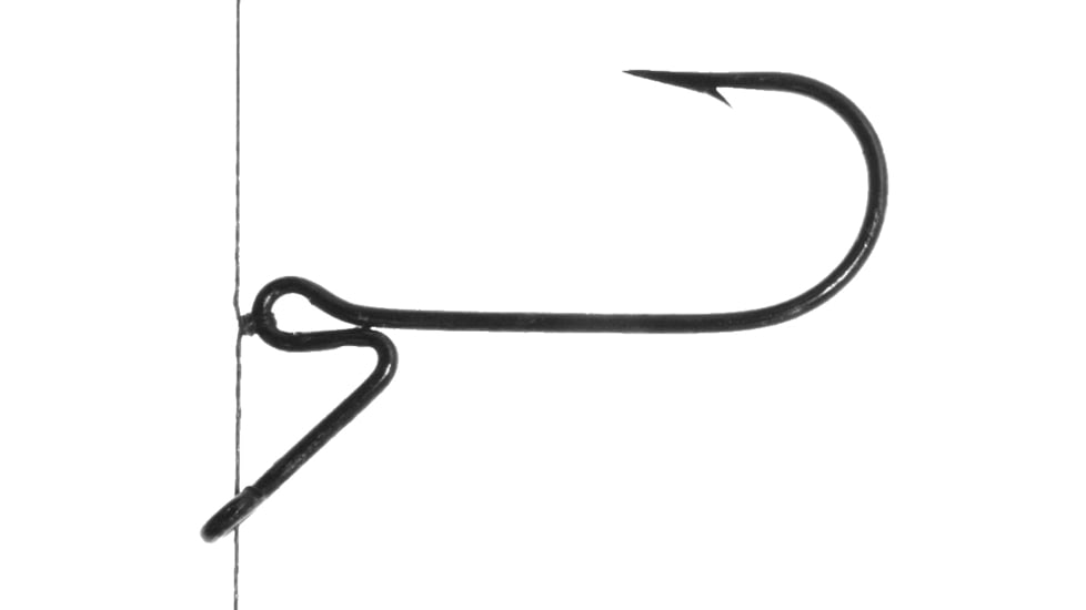 Standout Finesse Drop Shot Bass Hook, Black Nickel, Size 2, 7 Per Pack, ST4ZS 2