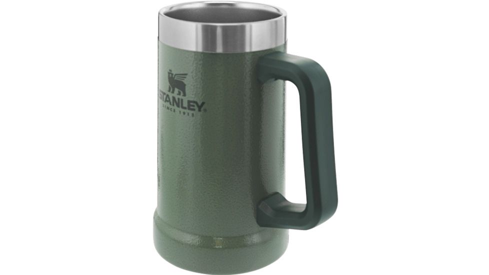Stanley Adventure Big Grip Beer Stein, Hammertone Green, 24 oz, 10-02874-029