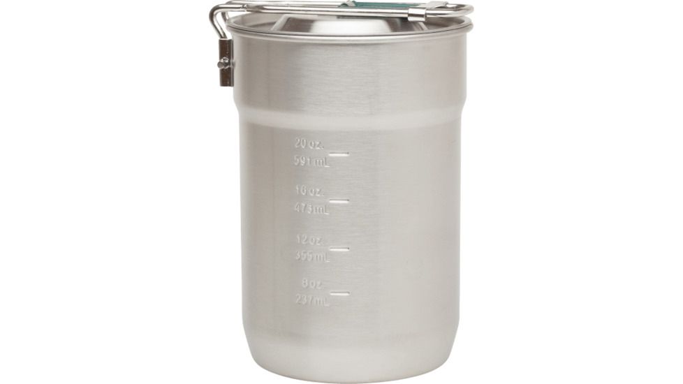 Stanley Adventure The Nesting Two Cup Cook Set, Stainless Steel, 24 oz, 10-01290-025