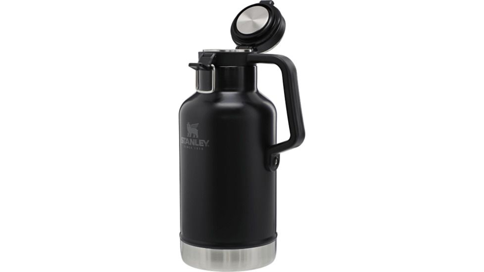 Stanley Classic Easy-Pour Growler 64oz-, Matte Black, 64 ounce, 10-01941-064