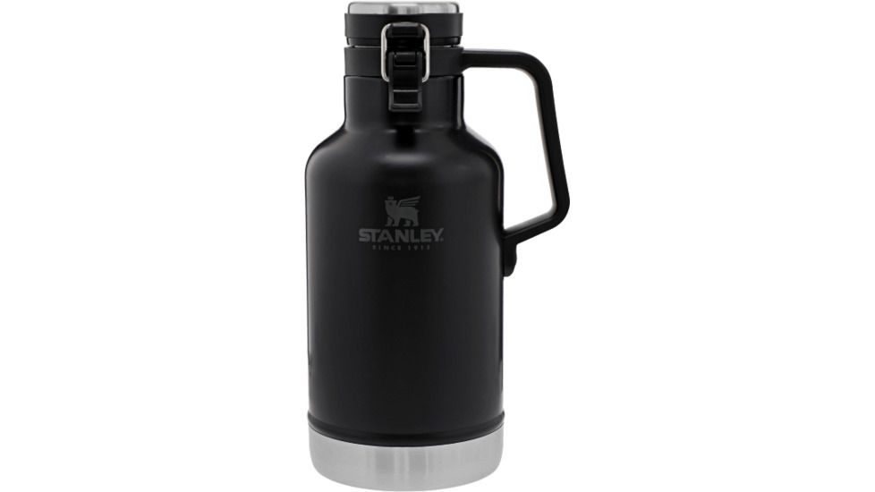 Stanley Classic Easy-Pour Growler 64oz-, Matte Black, 64 ounce, 10-01941-064