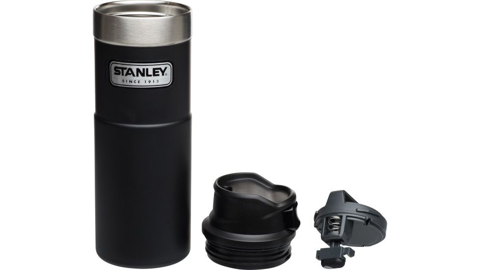Stanley Classic One Hand Vacuum Mug 2.0 16oz, Matte Black, 10-06439-002