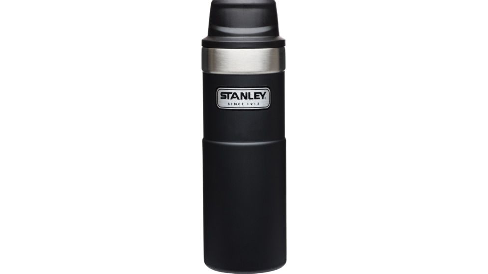Stanley Classic One Hand Vacuum Mug 2.0 16oz, Matte Black, 10-06439-002