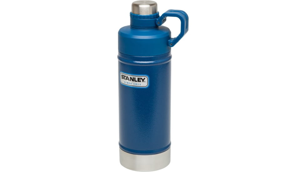 Stanley Classic Vacuum Water Bottle, Hammertone Cobalt, 18 oz 10-02105-005