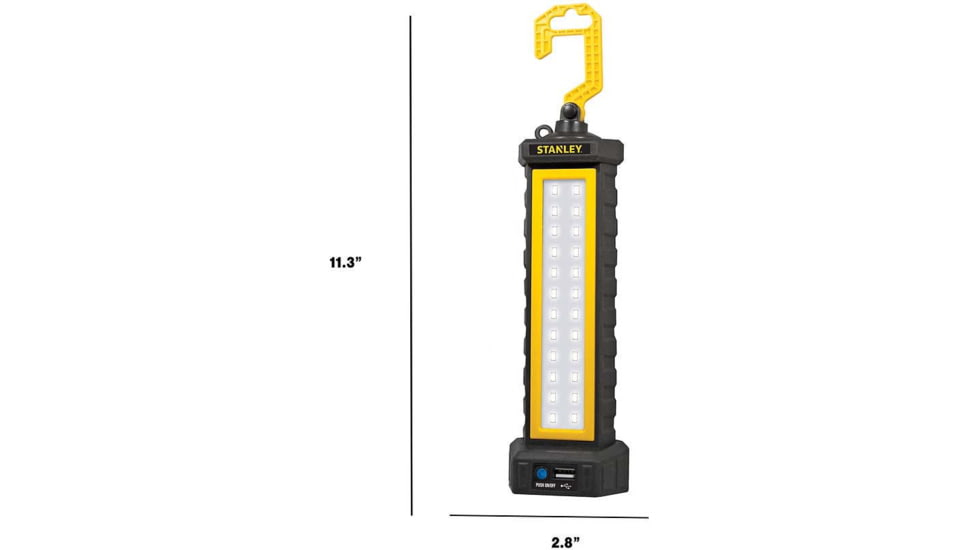 Stanley LED 500 Lumen Bright Bar Work Light, Yellow/Black, BB24PS