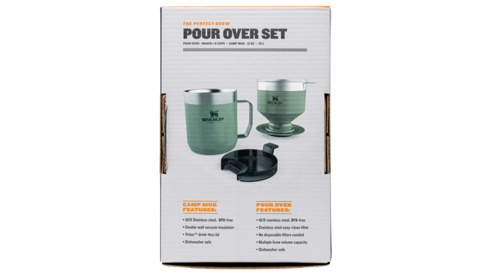 Stanley The Camp Pour Over Set, Hammertone Green, 10-09566-001