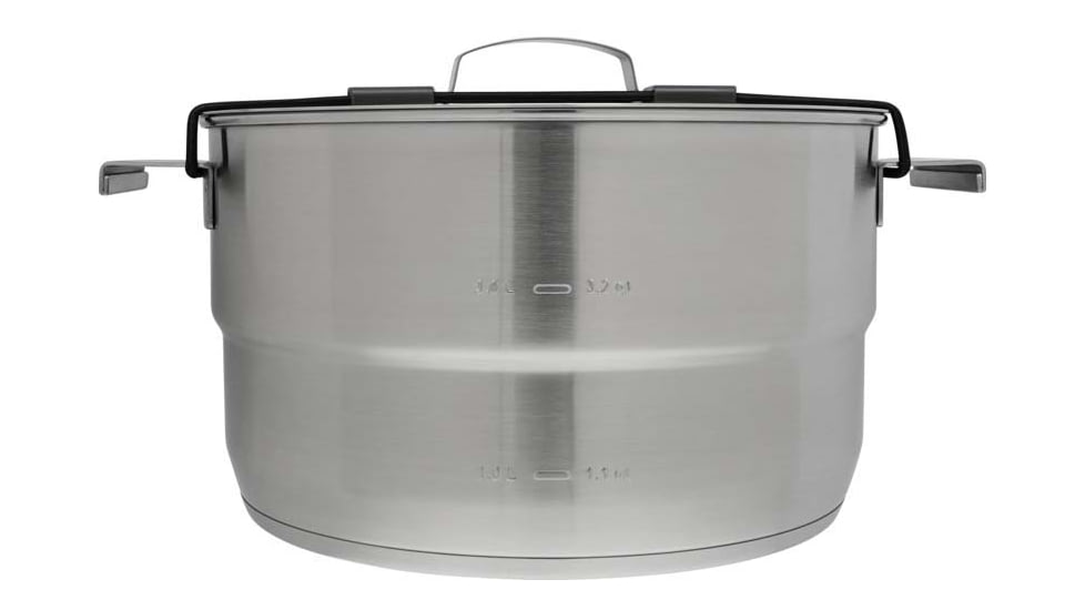 Stanley The Even-Heat Camp Pro Cook Set, Stainless, 4.75qt / 4.5L, 10-09230-001