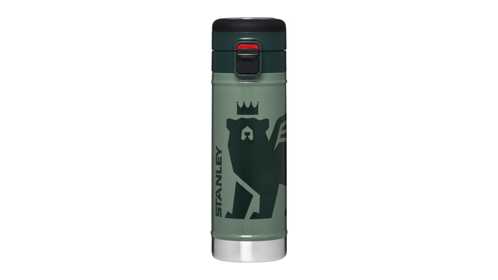 Stanley The FlowSteady Bear Cub Bottle, Hammertone Green Cub, 17 oz/0.50 L, 10-10822-001