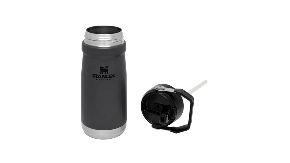 Stanley The IceFlow Flip Straw Water Bottle, Charcoal, 17 oz, 10-09991-002