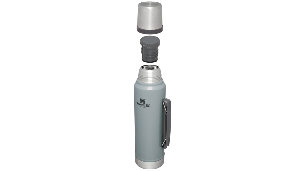 Stanley The Legendary Classic 1L Bottle, Hammertone Silver, 1.1 QT/1.0 L, 10-11344-003